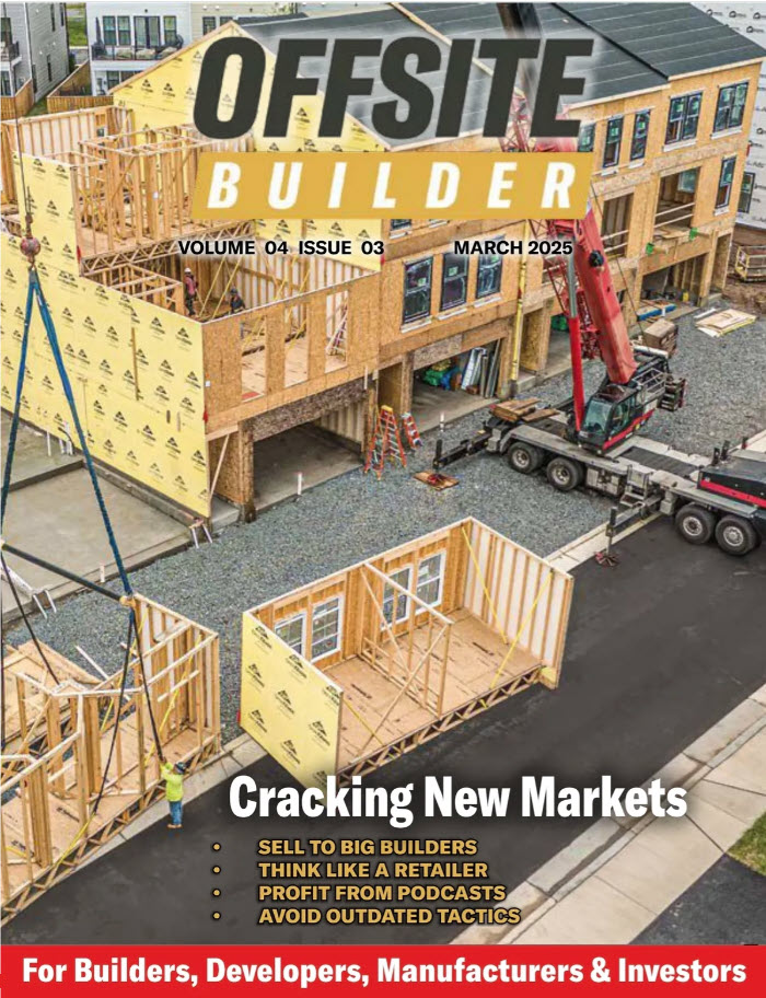 View Offsite Builder Magazine Online and it's FREE!