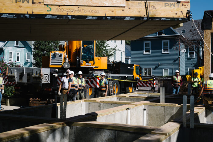 Reframe takes care of everything from design and manufacturing to on-site installation. Credit: Colin Bell