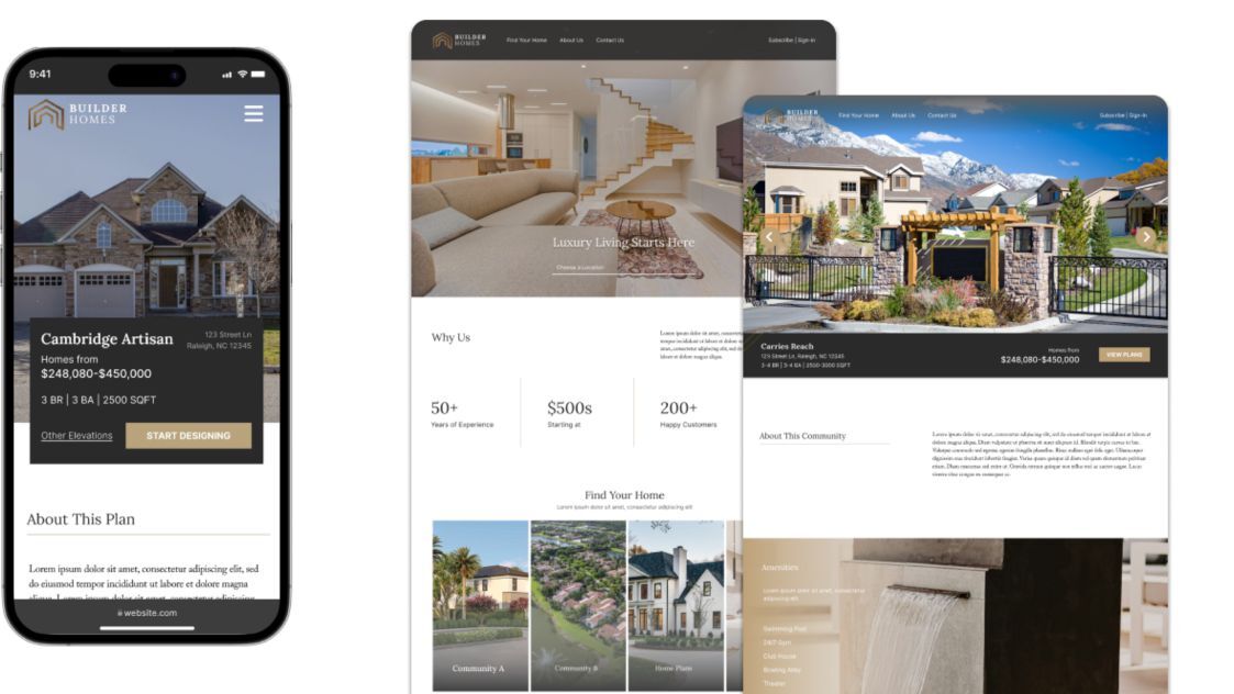 Anewgo creates builder websites that are structured to serve buyers using AI to search for new homes