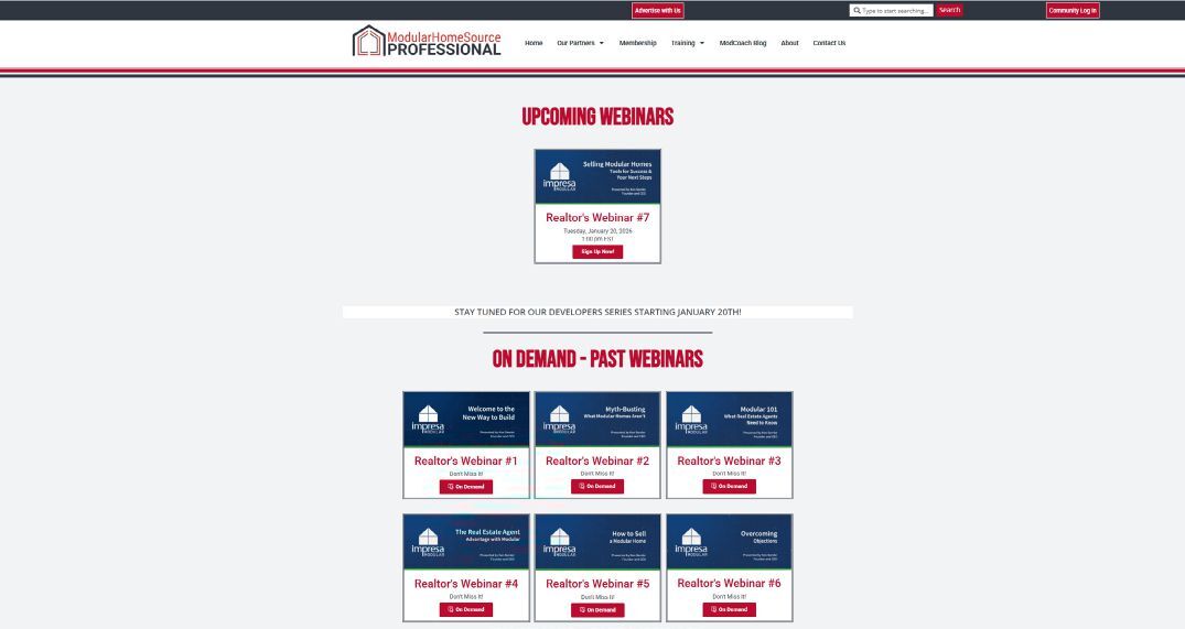 MHSP’s written Roadmaps explain the features and benefits of modular construction. Each e-book is aimed at a different partner group and includes between 25 and 40 pages of detailed information on all aspects of modular