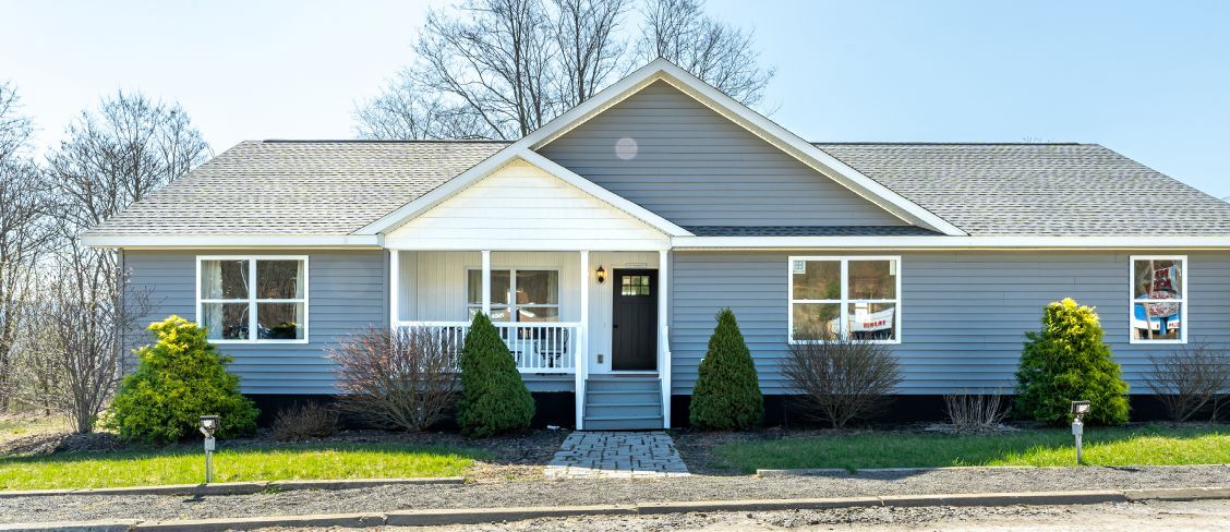 Exterior of The Hawthorne II on-site at Shorten homes located in Scranton, Pa.