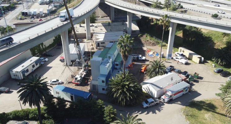 The Stockton project under construction. Credit: RPM Team