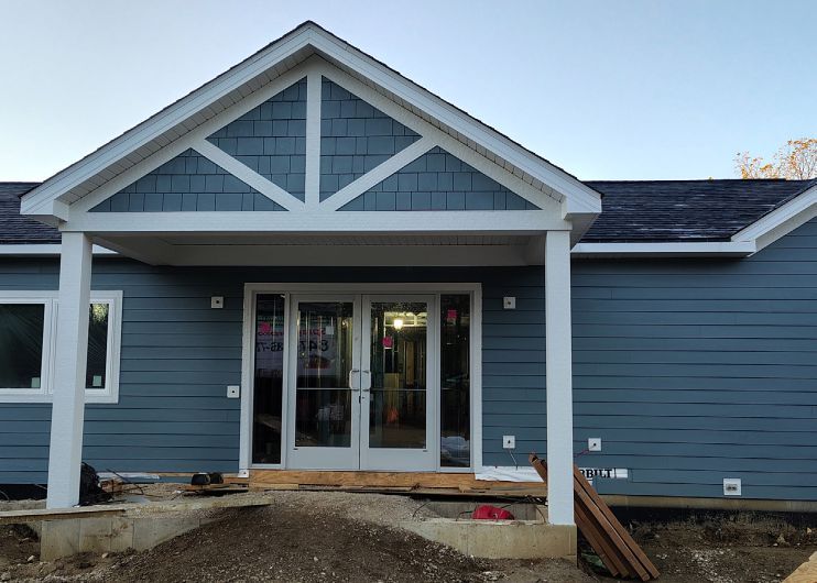 The group home for trafficked girls in Illinois that S. I. Container Builds constructed is almost ready to open its doors. Credit: S. I. Container Builds