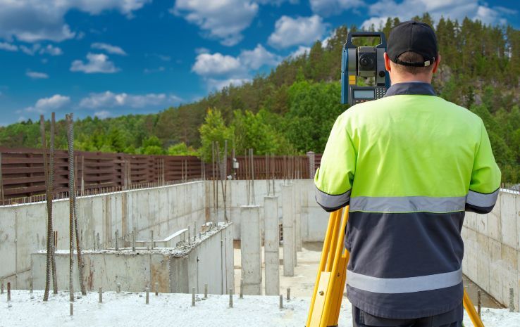 Using a Total Station to check foundation accuracy