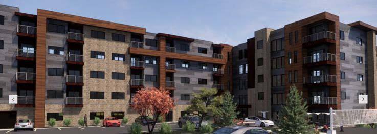 The Riverwalk Apartment Complex consists of two buildings and is on a
small parcel.