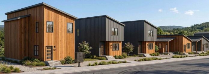 Rendering of Blockhouse’s seven-unit development in Munhall, Allegheny County, Pa. Courtesy: Blockhouse Residential