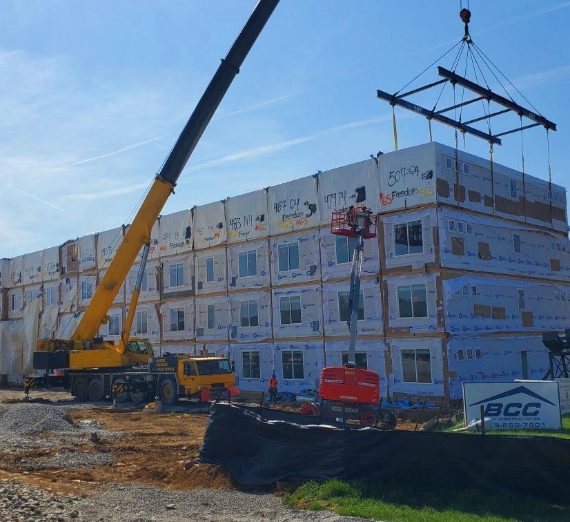 This LIHTC-funded senior living facility, built by Volumod, is in Kentucky. Photo credit: Volumod