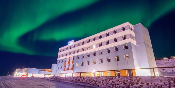 A hotel Stack completed in Canada’s northernmost city, Iqaluit, Nunavut. Credit: Bill Williams