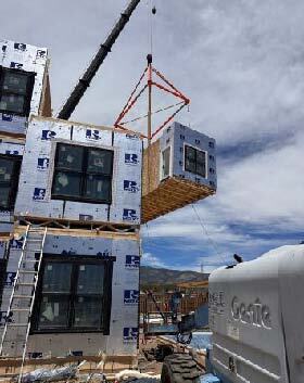 Apartments in Buena Vista, Colorado. Set Works performed the set. Credit: Set Works